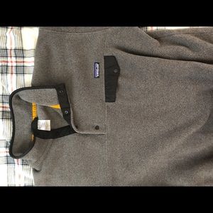 Men’s Patagonia Fleece Synchilla Gray Size Large